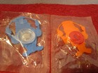 Lot Of 4 Nos Vintage Post Fruity Pebbles Fred Flintstone Dino Bike Reflector