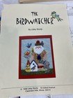 Libby Sturdy Hand Drawn Needlepoint Canvas  Guide   Threads The Birdwatcher  144