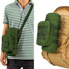 Outdoor Tactical Molle Water Bottle Bag Military Hiking Belt Holder Kettle Pouch