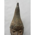 Ife benin-style Commemorative Bronze Head     Nigeria  Cast Metal