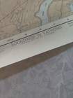 Vintage Noaa Puget Sound Map Of Hood Canal To Dabob Bay 48x34 Inches