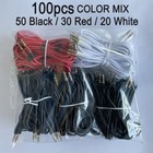 50x Lot Wholesale 3 5mm Aux Auxiliary Cable Cord Male Stereo Audio Ipod Car 100x