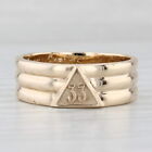 33rd Degree Masonic Scottish Rite Ring 10k Gold Size 9 25 Wedding Band