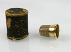 Antique   Vintage 14k Solid Yellow Gold Sewing Thimble 4 3 Grams Size 6
