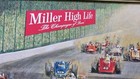 Miller High Life Indianapolis 500 Sign 1969 Ron Burton