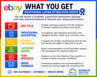 Ebay Listing Optimization Service   Seo Title  Description  Keywords