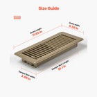 Floor Registers 4 X 10 Inch 6-pack Iron Floor Vents For Hvac Vent Grilles