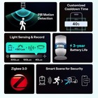 Sonoff Senseguard Zigbee Motion Sensor With Light Sensor For Light Control alarm
