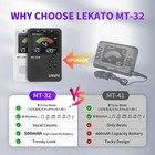 Lekato 3 In 1 Metronome Tuner Pocket Size Digital Music Tool For All Instruments