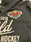 Nhl Ccm Full Zip Plush Retro Distressed Team Logo Hoodie Collection Women s Xl