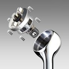 Zero Degree 1 4  Inch Drive Gearless Ratchet Nickel Plated 1  Turning Arc 38150