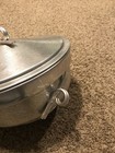 Hammered Aluminum Serving Bowl   Ice Bucket W Lid - Made In Italy Ic-2 Vintage 