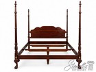 74935  Statton King Size Ball   Claw Cherry Poster Bed