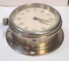 Vintage Russian Ussr Soviet Union Ship Cabin Submarine Mechanical Clock Runs