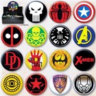 Marvels Heroes   Villains Comic Button Assortment Of 108 Ata-boy You Pick Button