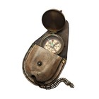 Antique Style Brass Pocket Compass Steampunk Clothing Accessory Nautical Decor