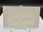 Bert Blyleven Cleveland Indians Signed Index Card