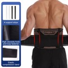 Copper Lumbar Waist Support Brace Belt Lower Back Pain Relief For Men Women Usa-