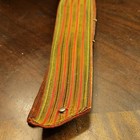 Antique Order Of Odd Fellows Dress Sash Belt Red And Gold