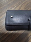 Montblanc Meisterstuck Traveller Black Leather Pen Pouch - 5 Ink Refills  Read D
