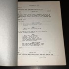 Garden Of Eden 1987 Original Unmade Script Iron Eyes Cody Signed Inscribed Coa