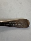 Vintage Horn   Hardart Restaurant Logo Engraved Fork