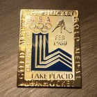 1980 Olympics Hockey Pin Lake Placid Usa Gold Medal Winter Games