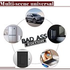 2pcs Bad-ass Edition Emblem For Car  3d Fender Badge Decal  Auto Black-bai