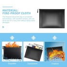 2000    Fire Proof Money Bag  Fireproof Document Pouch Waterproof  Safe Cash  Us