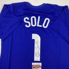 Autographed signed Hope Solo Blue Soccer Team Usa World Cup Jersey Jsa Coa