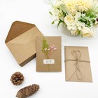 50 Pack Blank Cards And Envelopes 4x6  Brown Blank Note Cards Greeting Cards