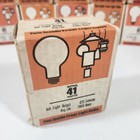 Commonwealth Edison 41w Light Bulbs Lot Of 60 Sylvania Vintage 2 Packs Lamps B