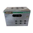 6 Defiant Tonebridge Matte Black Hall And Closet Door Lever Passage Door 6 Pack