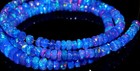 Natural Ethiopian Blue Opal Rondelle 5 6mm Gemstone Beads 8 Inch Long