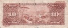 Mexico  10  Pesos  17 2 1965  Series  Baq  Prefix  L  Circulated Banknote G 21