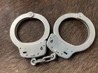Smith   Wesson Vintage Model 100 Nickel Plated Handcuffs  Keys  Manual   Box