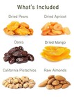 Mixed Dried Fruit And Nuts In Box Dried Pears  Christmas Gift Basket   Holidays
