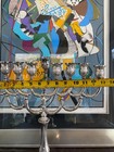 Judaica Israel Hazorfim 925 Sterling Silver Menorah Hanukkah  Troy Ounces 23 7