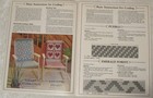 Vintage Macrame Patterns For Lawn Chairs  2  Booklets