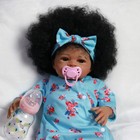 18  Reborn Baby Dolls Handmade Lifelike African American Girl Doll Cloth Body