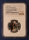 2024 Silver Proof 50p Coin  han Solo   Chewbacca  Ngc Pf70 With Case   Coa