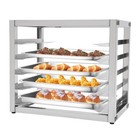 5-tier Kitchen Pan Rack Stainless Steel Baking Tray Rack Tabletop Bakery Rack