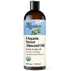 100  Pure Sweet Almond Oil 16 Fl Oz - Lightweight Moisturizer For Skin   Hair  V