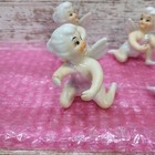 Pixie Elf Ceramic Lusterware Candle Hugger Figurine Japan Lot Of 4 Vtg 