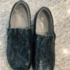 Algeria Nurse Kar-468x Clogs W-sz 40 9 5 Us  Blue blk Iridescent New Without Box