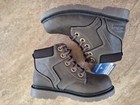 Skechers Rivitz Bardley Skech-tex Brown Kids Waterproof Shoes Boots Size 12 New