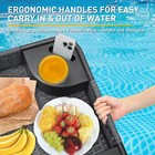 Eagle Peak 35   x24    Floating Tray For Pool And Hot Tub Wicker Serving Tray