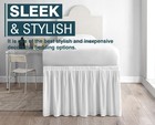 Dorm Room Bed Skirt - College Dorm Bed Skirt - Twin Xl Extra Long - 32 Inch Dro