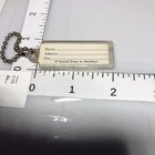 Vintage Peru Il Peterman Ford Lincoln Mercury Auto Car Dealer Illinois Keychain