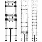 10 5 12 5 14 5ft Telescoping Ladder Extension Folding Ladders Non-slip Aluminum